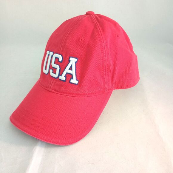 American Eagle USA Patriotic Baseball Cap Hat Strapback Adjustable 6 Panel - Picture 1 of 6